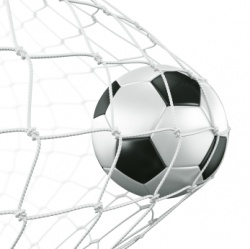 Photo Soccer ball in the net